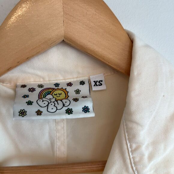 Big Bud Press Everyday Jumpsuit Cotton Twill Light Yellow Long Sleeve Utility XS - Picture 3 of 6